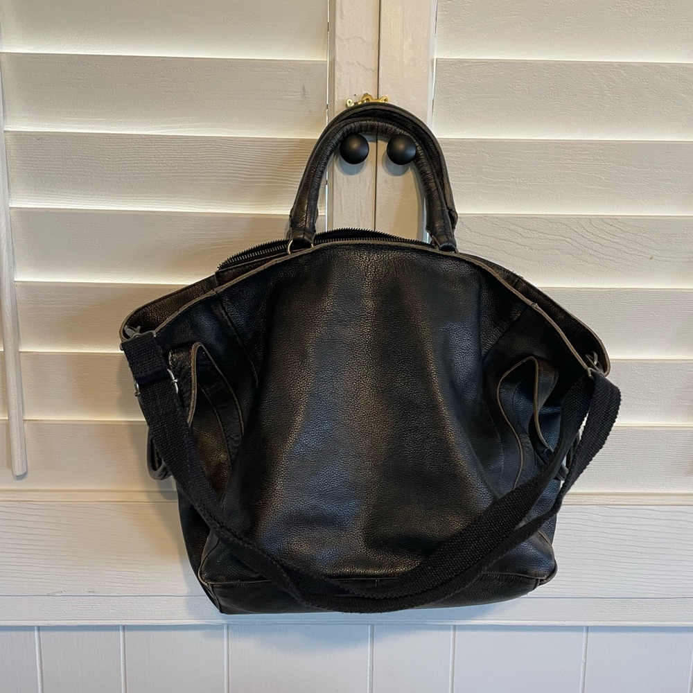 Free People Black Convertible Shoulder Bag